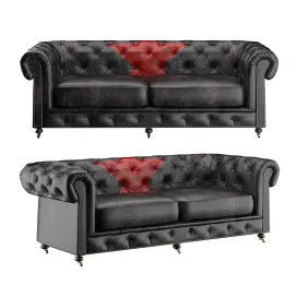 Sofa Andrew Martin Rebel Mao Red Star